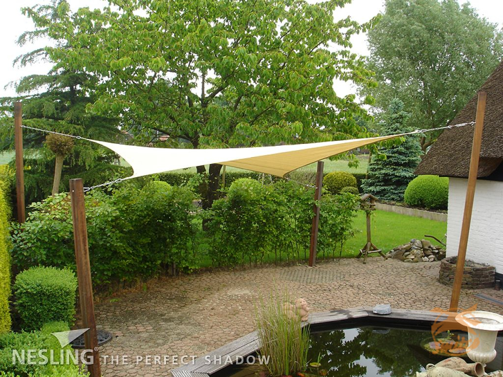 overspringen garen dubbel Dreamsail Schaduwdoek Vierkant 400 x 400 cm. Cream | Smitco Tuinhout en  Sierbestrating