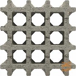 Aquadraintegel 30x30x8cm. Gris