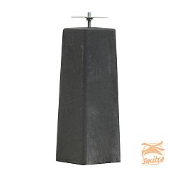 Betonpoer TAPS  Antraciet 15 x 18 x 50 cm.  Met Verstelbare  Plaat   1007874