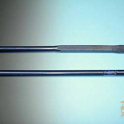Stootijzer 140 cm. Onderstuk 40 cm. Vierkant