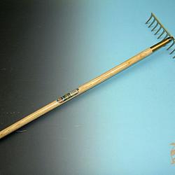 Tuinhark Met 14 Gebogen Tanden  Essen Steel 170 cm.
