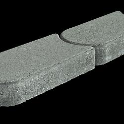 Graskantsteen 22X12X4,5 Antraciet