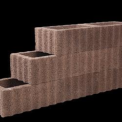 Rechthoekflor Bruin/Rood 40X60X25Cm