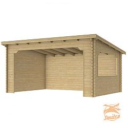 Paviljoen Kolgans 500, 500 x 350 cm, onbehandeld.