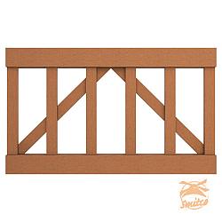 Tuinpoort Hardhout Colorado 60x100 cm.  1039085