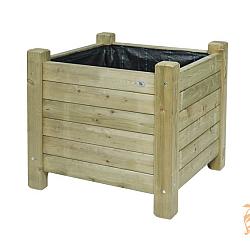 Bloembak Horst 80x80cm, 45mm, 72cm hoog