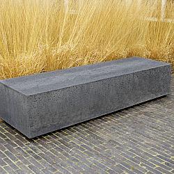 Schellevis Zitelement Recht 100x60x40 Grijs
