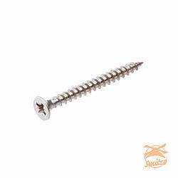 Doos Karton Spaanplaatschroef RVS  4 x 40 (200 st.)