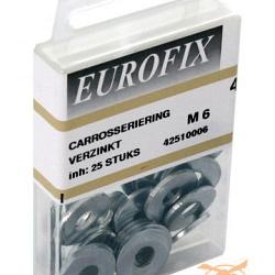Carrosseriering M8 (18ST)  RVS  blister Eurofix