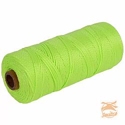 Labora Uitzetkoord Nylon Fluor Geel 200 mtr.