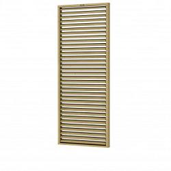 Hillhout Shutterscherm Excellent 90 x 224 cm. Zwart Gespoten 1054997