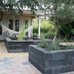 Patio Stapelblok getrommeld  60x12x12 cm. Antraciet