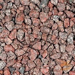MINI Big-Bag Granietsplit Rood (Granito Rosso) 16-22 ca. 500 kg.