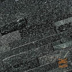 Pak á 5 st. Stonepanel Black Quarzite 15 x 60 x 1,5-2,5 cm