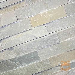 Pak á 5 st.Stonepanel White Quarzite 15x60x1,5-2,5 cm