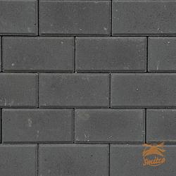 Laag á 0,82 m2. Halve BKK 10,5x10,5x8 Zwart (72 stuks)