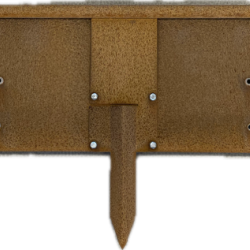 Kantopsluiting Single-300x10 Corten
