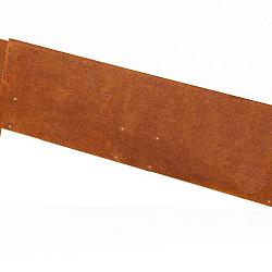 Kantopsluiting Single 300x27,5 Corten