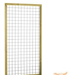 Eco Gaastrellis Verzinkt In Raamwerk 90x180 cm. Met Maas  7,5x7,5 cm.  W08326