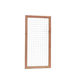 Douglas Betonijzer Trellis Maas 7,5 x 7,5 cm. In Raamwerk 4,5 x 7 cm. 90 x 180 cm. Blank W32055 =V