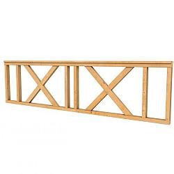 Douglas Hekwerk Met Kruis Type C, 278,5 x 73 cm. Onbehandeld  1010265