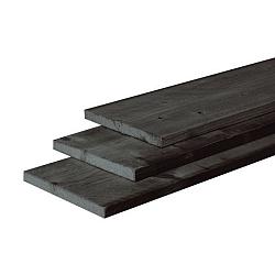 Douglas Fijnbezaagde Plank 2,2x20x300 cm. Zwart Gedompeld  1011333