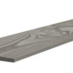 Douglas Zweeds Rabat 1 Zijde Geschaafd, 1 Zijde Fijnbezaagd 1,1-2,7 x 19,5 x 500 cm. Grijs Gespoten  W40702