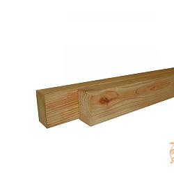 Douglas Fijnbezaagde Regel 4,5x7,5x250 cm. Groen Geïmpregneerd W31428