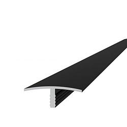 Aluminium Overgangsprofiel 4,0x1,8x300 cm. Antraciet  W23535