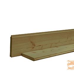 Douglas Geschaafd Blokhutprofiel 2,8x19,5x300 cm. Groen Geïmpregneerd W44043