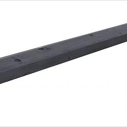 Grenen Afdeklat Met Sponning (3,5x8,5x180 cm.)  Zwart Gedompeld  W08090 =V