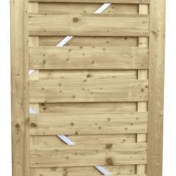 Jumbo Deur Recht Horizontaal Op Stalen Deurframe 100x180 cm.  W306310