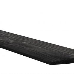 Douglas Zweeds Rabat 1 Zijde Geschaafd, 1 Zijde Fijnbezaagd 1,1-2,7x19,5x500 cm. Zwart Gedompeld 1060148