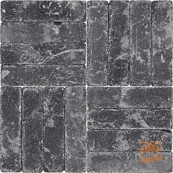 Abbeystones Waalformaat 5x20x7 cm Bobbio (Nero)