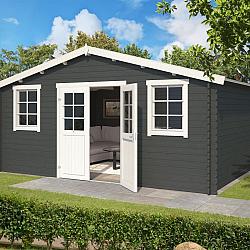 Onze Outdoor Life Overkappingen en Blokhutten worden geleverd exclusief dakbedekking, vloer en Funda