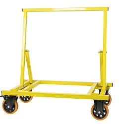 Platenwagen groot met vier wielen