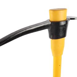 Pikhouweel fiberglas steel rubberen handgrip 2000 gram