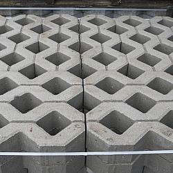 Gras Betontegel 40X60X10 Grijs