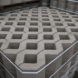 Gras Betontegel 40X60X10 Grijs