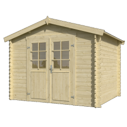 Onze Outdoor Life Overkappingen en Blokhutten worden geleverd exclusief dakbedekking, vloer en Funda