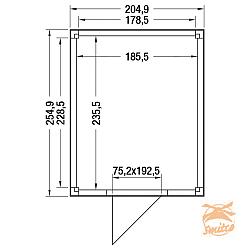 Onze Outdoor Life Overkappingen en Blokhutten worden geleverd exclusief dakbedekking, vloer en Funda