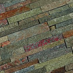 Pak á 5 st. Stonepanel Rusty Quarzite  15x60x1,5-2,5 cm