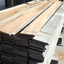 Hardhout Planken Fijnbezaagd 2x15x300 cm.