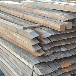 Hardhout Palen Fijnbezaagd 5x5x150