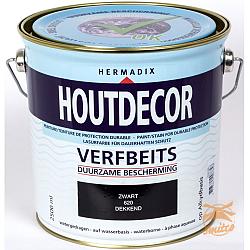 Houtdecor Dekkend 620 Zwart  2500 ml.