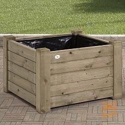 Bloembak Horst 80x80cm, 45mm, 53cm hoog