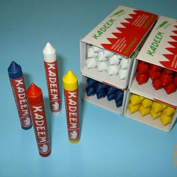 Merkkrijt Kadeem Blauw
