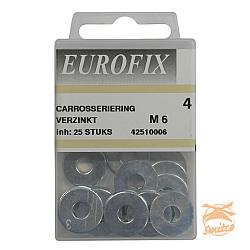 Carrosseriering M10 (15 st,) Verzinkt Blister Eurofix