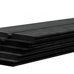 Betowood Scherm Douglas Inclusief Afdekkap 187x224cm. Zwart Geïmpregneerd  W31676