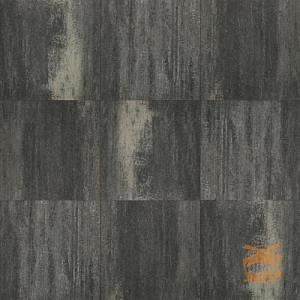 Terrastegel+ 60x60x4 cm Grijs/Zwart